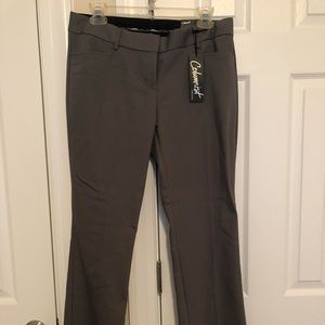 Gray Low Rise Boot Cut pants
